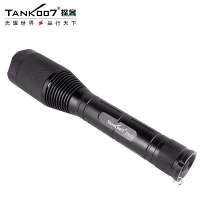 TANK007探客CI03大勻光伸縮調(diào)焦式手電投射、無干擾雜散光