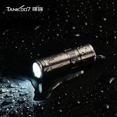 Tank007探客廠家直銷純鈦E15超亮led迷你小手電筒 超便攜小手電可定制批發(fā)