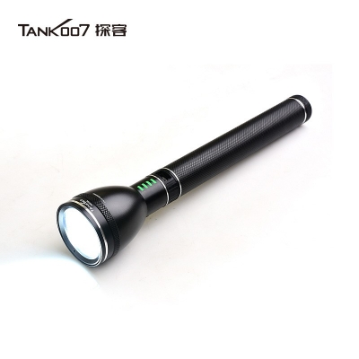 TANK007探客超亮手電正品led戶外巡邏搜索長柄手電A602L指示燈款