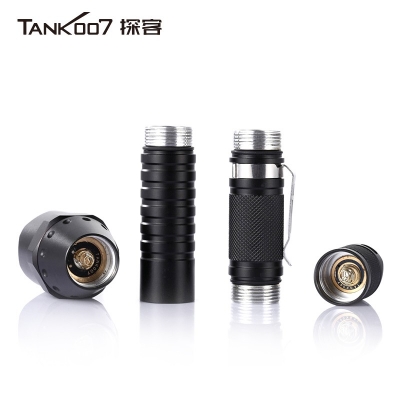 TANK007探客PT40超亮遠(yuǎn)射手電筒LED大功率多功能電筒野外用戰(zhàn)術(shù)探險(xiǎn)夜騎手電筒